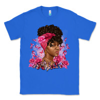 True Royal breast cancer afro woman Classic Tee - Artiststas