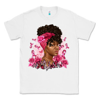 White breast cancer afro woman Classic Tee - Artiststas