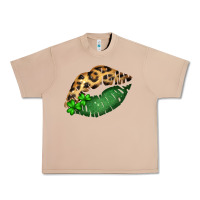 Burro St. Patricks Day Leopard Lips Urban Heavy Tee - Bettercallsaul