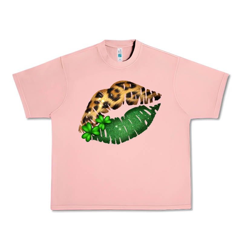 St. Patricks Day Leopard Lips Urban Heavy Tee by Bettercallsaul | Teevron