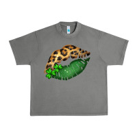 Tornado St. Patricks Day Leopard Lips Urban Heavy Tee - Bettercallsaul