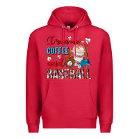 Cardinal I Run On Coffee And Baseball Frappe Premium Hoodie - FaDigitalArtStudio