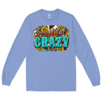Colony Blue Western Beautiful Crazy Long Sleeve Tee - texasbilliewilder