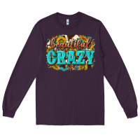 Plum Western Beautiful Crazy Long Sleeve Tee - texasbilliewilder
