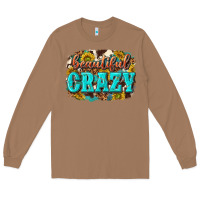 Toasted Coconut Western Beautiful Crazy Long Sleeve Tee - texasbilliewilder