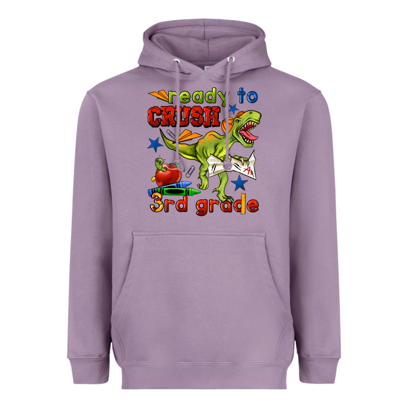 Ready To Crush 3rd Grade Heavyweight Hoodie by BundleAndBundleShop | Teevron