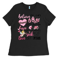 Black christian valentines Ladies Tee - MaliasSmallBusiness