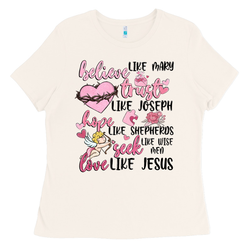 Christian Valentines Ladies Tee by MaliasSmallBusiness | Teevron