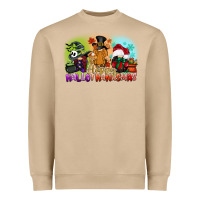 Mushroom happy hallothanksmas gnomes Heavyweight Sweatshirt - CowGirlArtShop