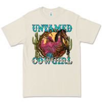 Bone untamed cowgirl Premium Tee - NancyCooperArtShop