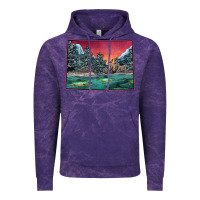 Cloud Purple Colorado Scenery Map Vintage Hoodie - Bettercallsaul