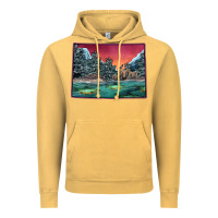 Vintage Mustard Colorado Scenery Map Vintage Hoodie - Bettercallsaul