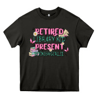 Asphalt retired library kid present bookish girlie Heavy Core Tee - MaliasSmallBusiness