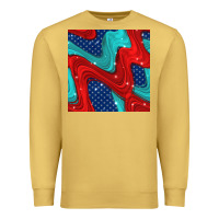 Antique Gold american flag stripes seamless pattern Premium Sweatshirt - BundleAndBundleShop