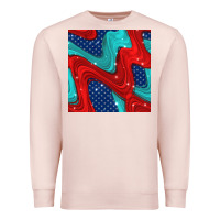 Pale Pink american flag stripes seamless pattern Premium Sweatshirt - BundleAndBundleShop