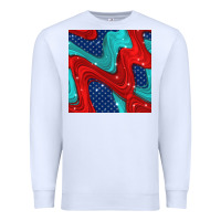White american flag stripes seamless pattern Premium Sweatshirt - BundleAndBundleShop