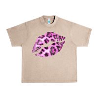 French Oak Pink Leopard Lips Urban Heavy Tee - Bettercallsaul