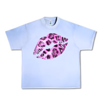 Grape Ice Pink Leopard Lips Urban Heavy Tee - Bettercallsaul