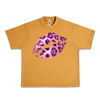 Peanut Butter Pink Leopard Lips Urban Heavy Tee - Bettercallsaul