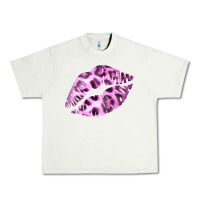 Pistachio Pink Leopard Lips Urban Heavy Tee - Bettercallsaul