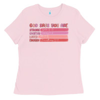 Bubblegum Pink god says you are Ladies Tee - MaliasSmallBusiness