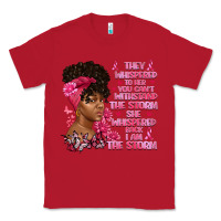 Red They whispered to her you can't withstand the Classic Tee - Artiststas