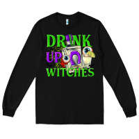 Black Drink Up Witches Long Sleeve Tee - texasbilliewilder
