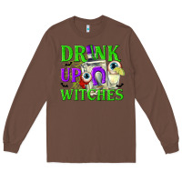 Chestnut Drink Up Witches Long Sleeve Tee - texasbilliewilder