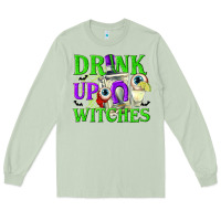 Matcha Drink Up Witches Long Sleeve Tee - texasbilliewilder