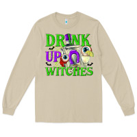 Mushroom Drink Up Witches Long Sleeve Tee - texasbilliewilder