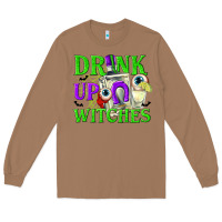 Toasted Coconut Drink Up Witches Long Sleeve Tee - texasbilliewilder