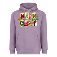 Lavender warm and cozy hot cocoa Heavyweight Hoodie - FaDigitalArtStudio