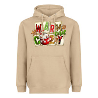 Mushroom warm and cozy hot cocoa Heavyweight Hoodie - FaDigitalArtStudio