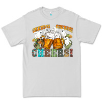 Dove Grey western cheers with ghosts Premium Tee - NancyCooperArtShop