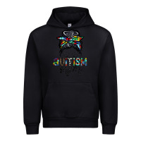 Black autism mom Urban Hoodie - CowhideDigitalArt