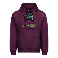 Mauve Wine autism mom Urban Hoodie - CowhideDigitalArt