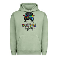 Pigment Oil Green autism mom Urban Hoodie - CowhideDigitalArt