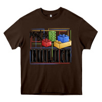 Chocolate Brown master builder Heavy Core Tee - MaliasSmallBusiness