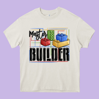 Master Builder Heavy Core Tee Designed By Maliassmallbusiness