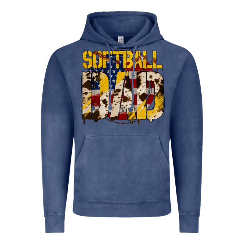 American Softball Dad Vintage Hoodie by Bettercallsaul | Teevron