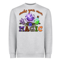 Heather Grey make your own magic Heavyweight Sweatshirt - CowGirlArtShop