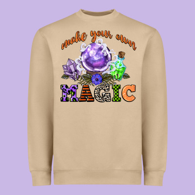 Make Your Own Magic Heavyweight Sweatshirt Designed By Cowgirlartshop