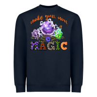 Navy make your own magic Heavyweight Sweatshirt - CowGirlArtShop