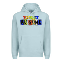 Blue Mist Totally au-some Premium Hoodie - FaDigitalArtStudio