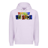 Lilac Totally au-some Premium Hoodie - FaDigitalArtStudio