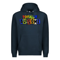 Navy Totally au-some Premium Hoodie - FaDigitalArtStudio