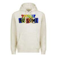 Oatmeal Heather Totally au-some Premium Hoodie - FaDigitalArtStudio