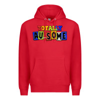 Red Totally au-some Premium Hoodie - FaDigitalArtStudio