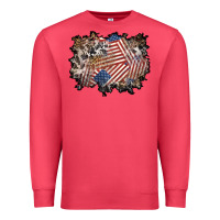 Cardinal 4th of july background Premium Sweatshirt - BundleAndBundleShop