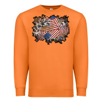Carrot 4th of july background Premium Sweatshirt - BundleAndBundleShop